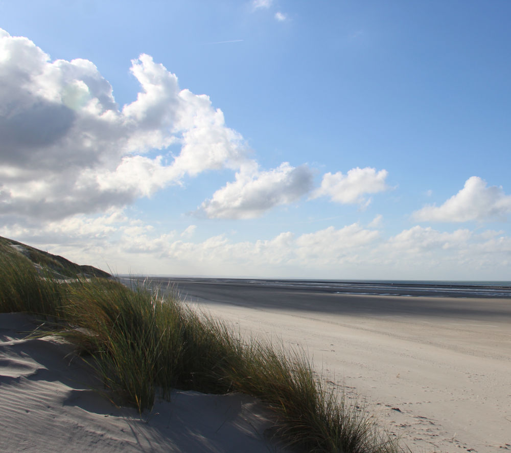 la plage du Crotoy ne baie de Somme